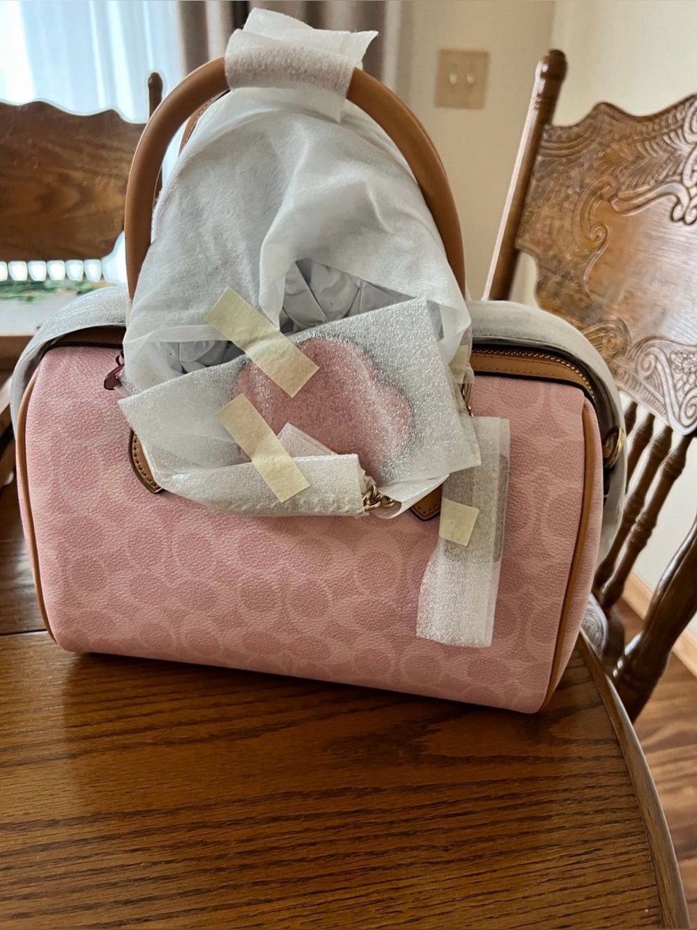 Coach Outlet Rowan Satchel Bag In Signature Canvas With Charms - Picture 4 of 5
